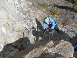 Via Ferrata on Mount Norquay