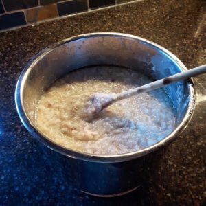 Roasted turkey congee